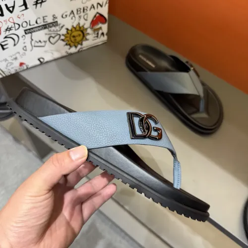 Replica Dolce & Gabbana D&G Slippers For Men #1434890 $52.00 USD for Wholesale