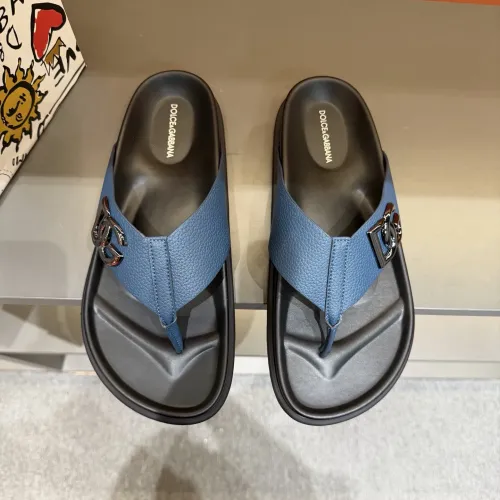 Replica Dolce & Gabbana D&G Slippers For Men #1434891 $52.00 USD for Wholesale