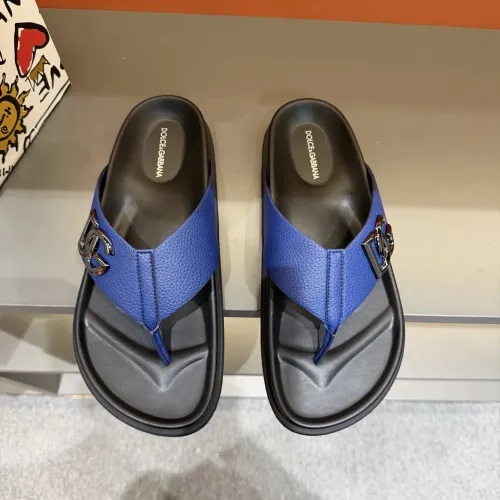 Replica Dolce & Gabbana D&G Slippers For Men #1434892 $52.00 USD for Wholesale