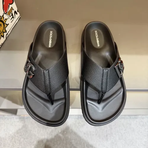 Replica Dolce & Gabbana D&G Slippers For Men #1434894 $52.00 USD for Wholesale