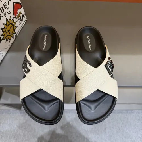 Replica Dolce & Gabbana D&G Slippers For Men #1434896 $52.00 USD for Wholesale