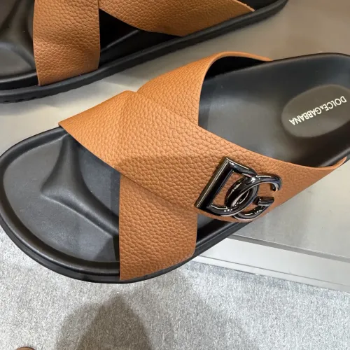 Replica Dolce & Gabbana D&G Slippers For Men #1434897 $52.00 USD for Wholesale