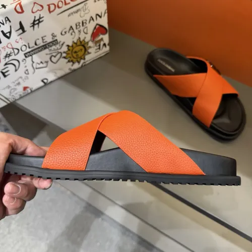 Replica Dolce & Gabbana D&G Slippers For Men #1434898 $52.00 USD for Wholesale