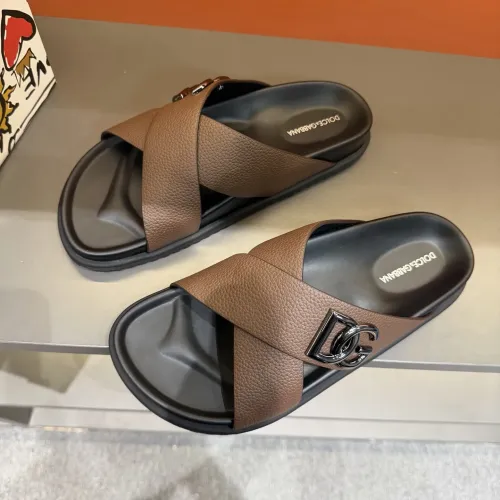 Replica Dolce & Gabbana D&G Slippers For Men #1434899 $52.00 USD for Wholesale