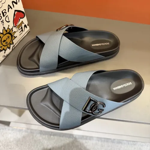 Replica Dolce & Gabbana D&G Slippers For Men #1434900 $52.00 USD for Wholesale
