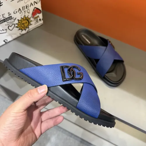 Replica Dolce & Gabbana D&G Slippers For Men #1434902 $52.00 USD for Wholesale