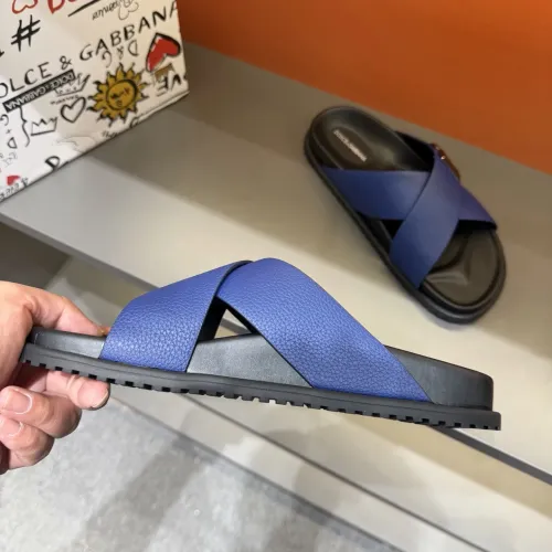 Replica Dolce & Gabbana D&G Slippers For Men #1434902 $52.00 USD for Wholesale