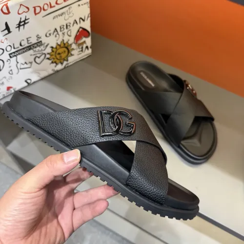 Replica Dolce & Gabbana D&G Slippers For Men #1434904 $52.00 USD for Wholesale