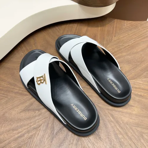 Replica Burberry Slippers For Men #1434912 $85.00 USD for Wholesale