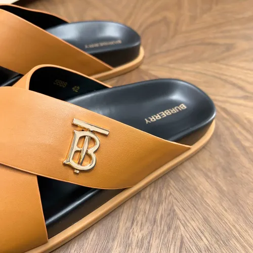 Replica Burberry Slippers For Men #1434916 $85.00 USD for Wholesale