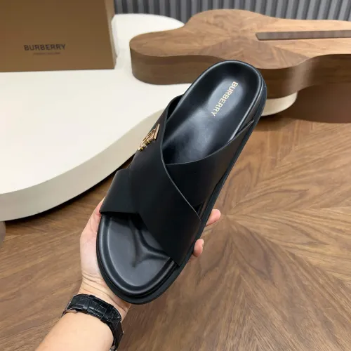 Replica Burberry Slippers For Men #1434924 $85.00 USD for Wholesale