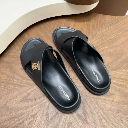 Replica Burberry Slippers For Men #1434924 $85.00 USD for Wholesale