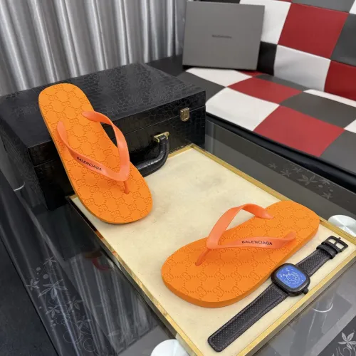 Replica Balenciaga Slippers For Men #1435002 $45.00 USD for Wholesale