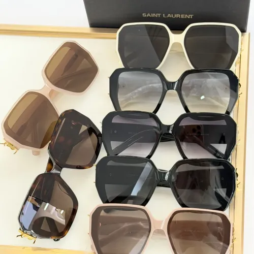 Replica Yves Saint Laurent YSL AAA Quality Sunglasses #1435040 $60.00 USD for Wholesale