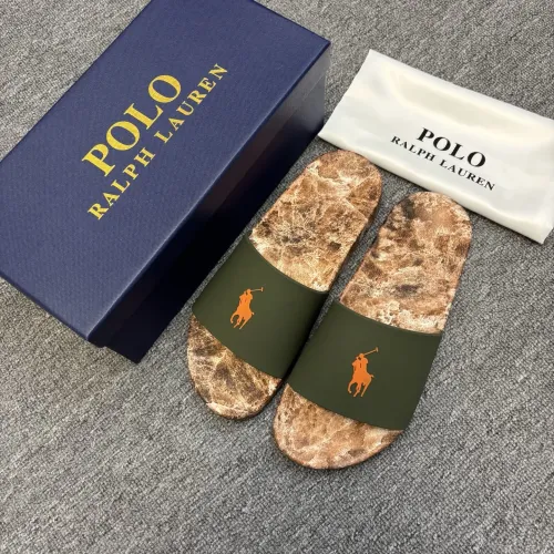 Replica Ralph Lauren Polo Slippers For Men #1435065 $45.00 USD for Wholesale