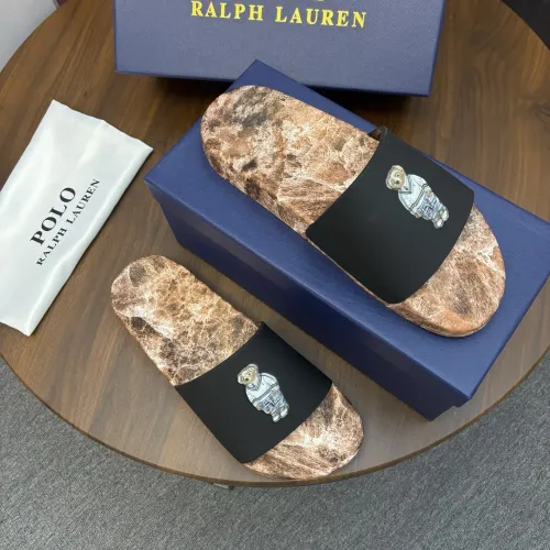 Replica Ralph Lauren Polo Slippers For Men #1435066 $45.00 USD for Wholesale
