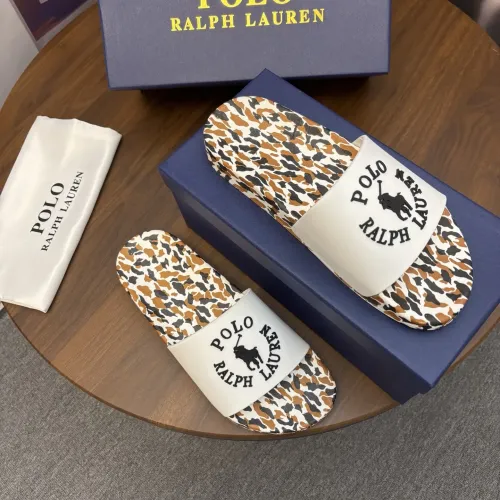 Replica Ralph Lauren Polo Slippers For Men #1435073 $45.00 USD for Wholesale
