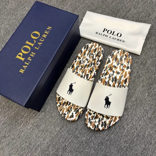 Replica Ralph Lauren Polo Slippers For Men #1435074 $45.00 USD for Wholesale