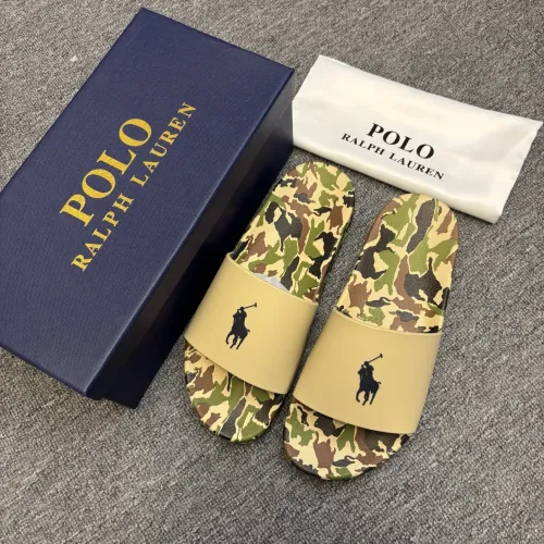 Replica Ralph Lauren Polo Slippers For Men #1435085 $45.00 USD for Wholesale