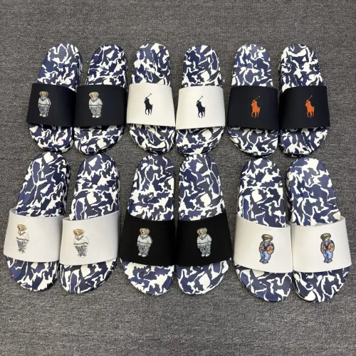 Replica Ralph Lauren Polo Slippers For Men #1435101 $45.00 USD for Wholesale