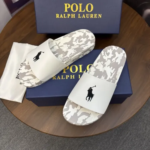 Replica Ralph Lauren Polo Slippers For Men #1435116 $45.00 USD for Wholesale