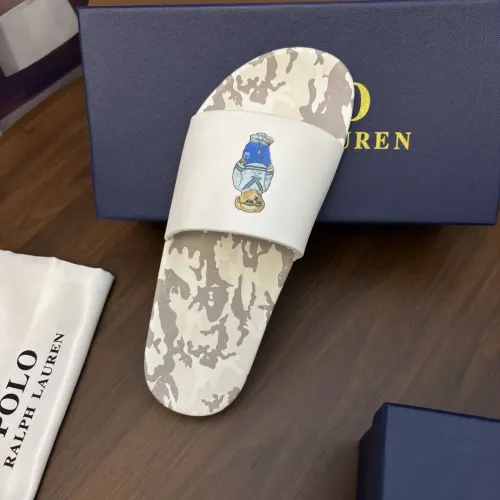 Replica Ralph Lauren Polo Slippers For Men #1435124 $45.00 USD for Wholesale