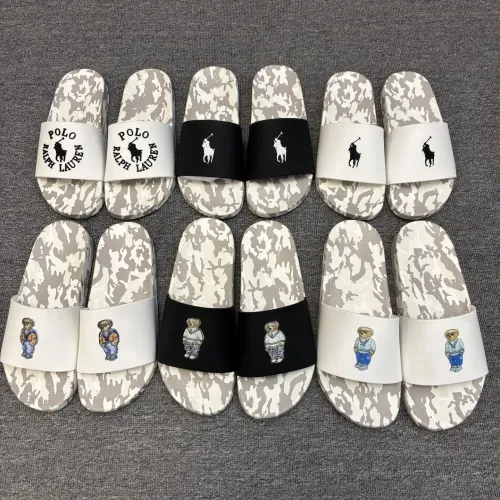 Replica Ralph Lauren Polo Slippers For Men #1435127 $45.00 USD for Wholesale