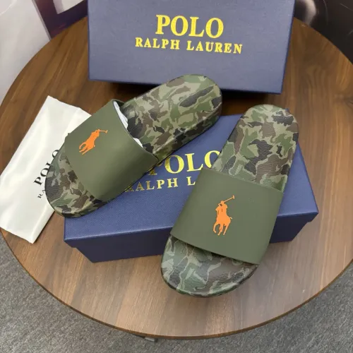 Replica Ralph Lauren Polo Slippers For Men #1435129 $45.00 USD for Wholesale