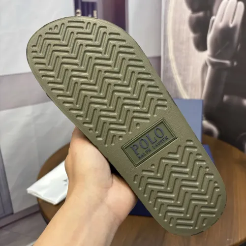 Replica Ralph Lauren Polo Slippers For Men #1435130 $45.00 USD for Wholesale