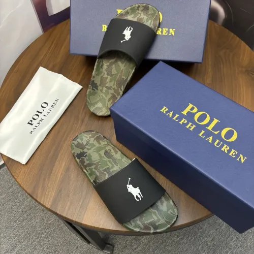 Replica Ralph Lauren Polo Slippers For Men #1435131 $45.00 USD for Wholesale