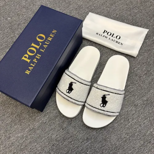 Replica Ralph Lauren Polo Slippers For Men #1435132 $45.00 USD for Wholesale