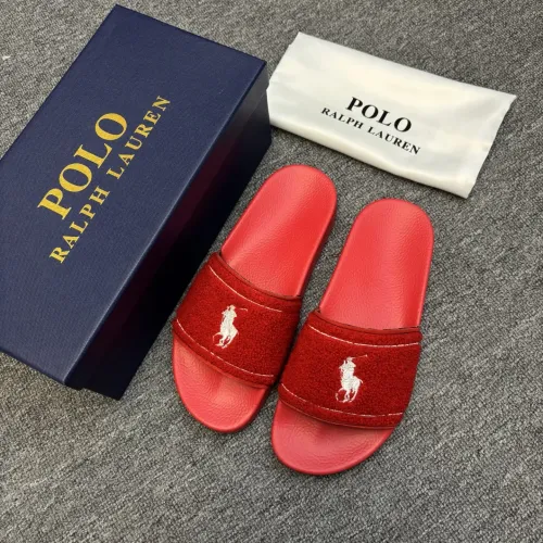 Replica Ralph Lauren Polo Slippers For Men #1435133 $45.00 USD for Wholesale