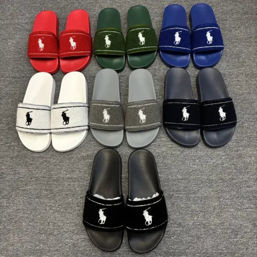 Replica Ralph Lauren Polo Slippers For Men #1435133 $45.00 USD for Wholesale