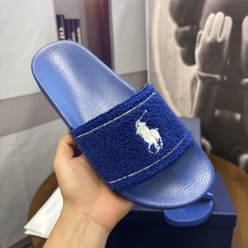 Replica Ralph Lauren Polo Slippers For Men #1435136 $45.00 USD for Wholesale