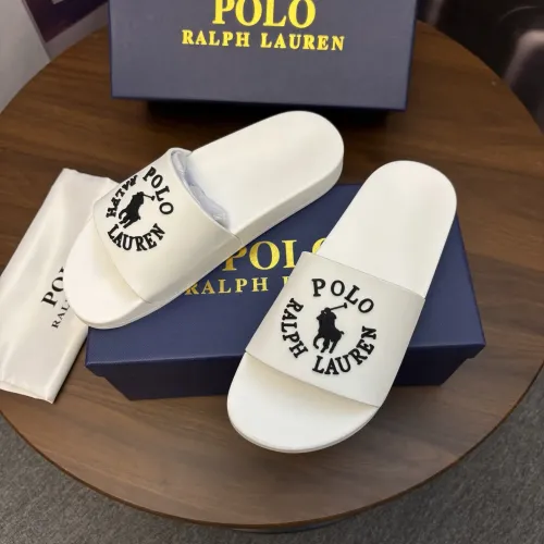 Replica Ralph Lauren Polo Slippers For Men #1435139 $45.00 USD for Wholesale