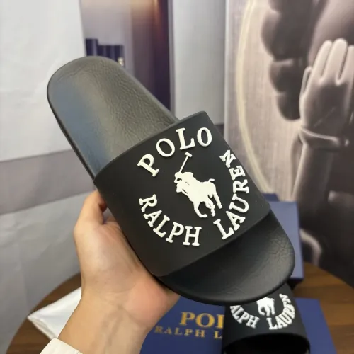 Replica Ralph Lauren Polo Slippers For Men #1435140 $45.00 USD for Wholesale