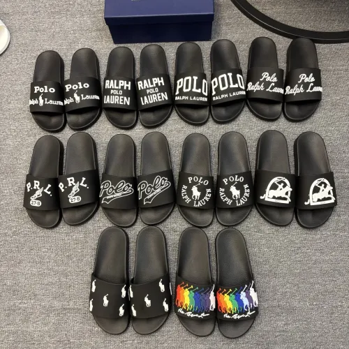 Replica Ralph Lauren Polo Slippers For Men #1435140 $45.00 USD for Wholesale