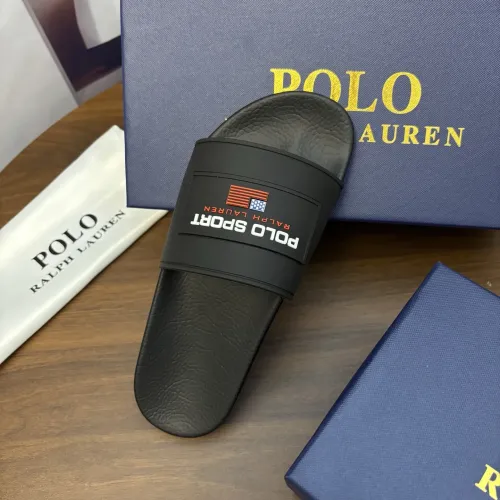 Replica Ralph Lauren Polo Slippers For Men #1435142 $45.00 USD for Wholesale