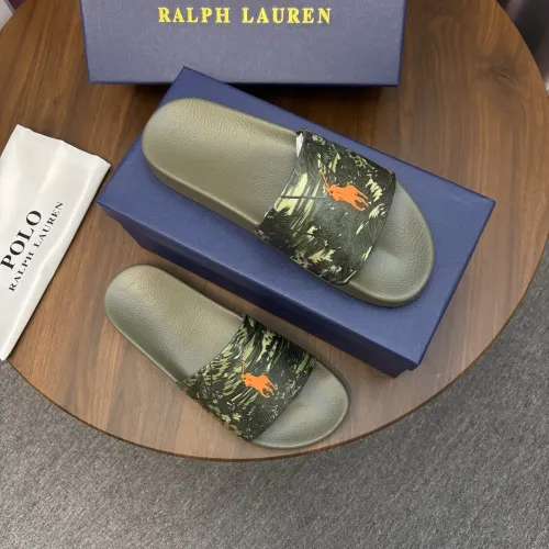 Replica Ralph Lauren Polo Slippers For Men #1435145 $45.00 USD for Wholesale