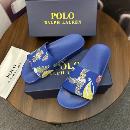 Replica Ralph Lauren Polo Slippers For Men #1435146 $45.00 USD for Wholesale