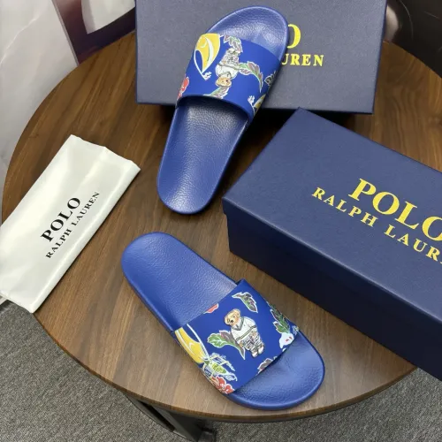 Replica Ralph Lauren Polo Slippers For Men #1435146 $45.00 USD for Wholesale