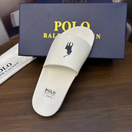 Replica Ralph Lauren Polo Slippers For Men #1435149 $45.00 USD for Wholesale