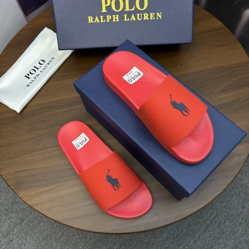Replica Ralph Lauren Polo Slippers For Men #1435180 $45.00 USD for Wholesale