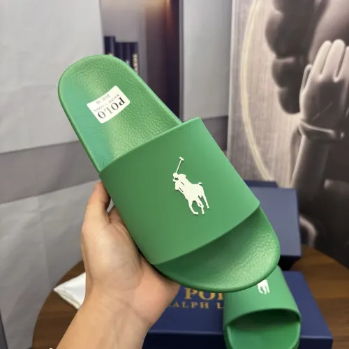 Replica Ralph Lauren Polo Slippers For Men #1435182 $45.00 USD for Wholesale