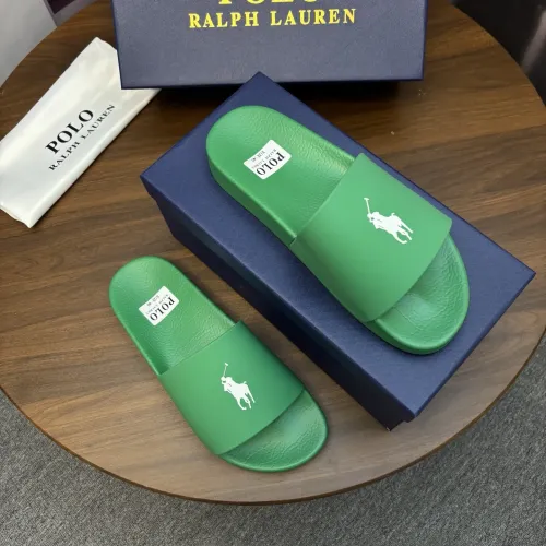 Replica Ralph Lauren Polo Slippers For Men #1435182 $45.00 USD for Wholesale