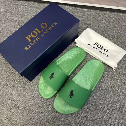 Replica Ralph Lauren Polo Slippers For Men #1435183 $45.00 USD for Wholesale