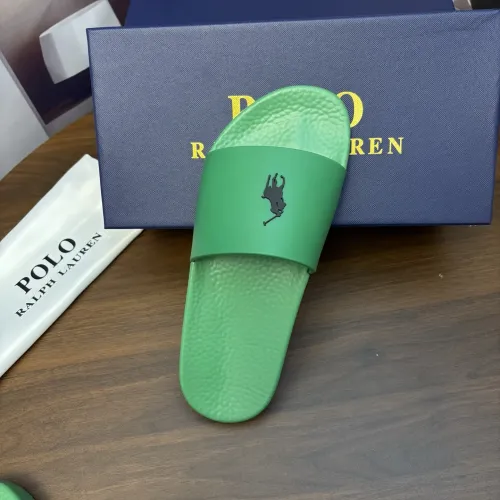 Replica Ralph Lauren Polo Slippers For Men #1435183 $45.00 USD for Wholesale