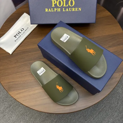 Replica Ralph Lauren Polo Slippers For Men #1435184 $45.00 USD for Wholesale