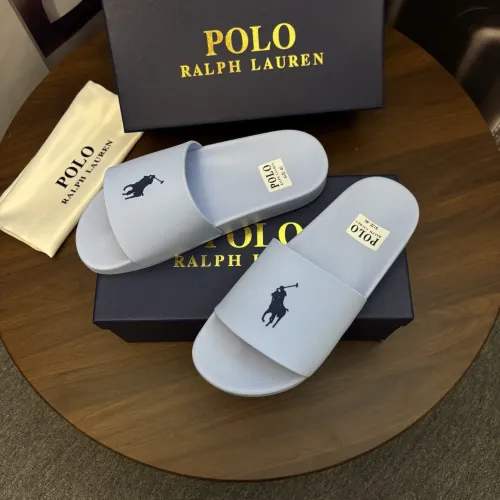 Replica Ralph Lauren Polo Slippers For Men #1435186 $45.00 USD for Wholesale