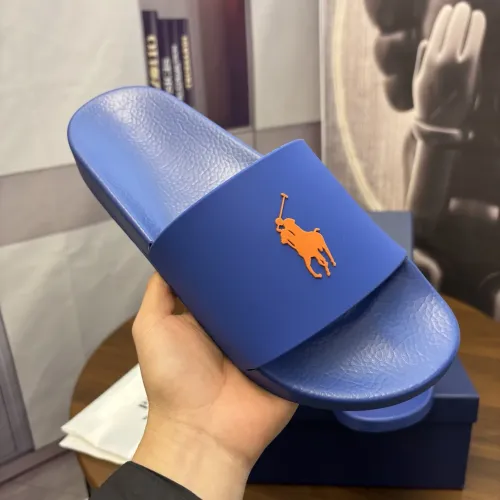 Replica Ralph Lauren Polo Slippers For Men #1435188 $45.00 USD for Wholesale